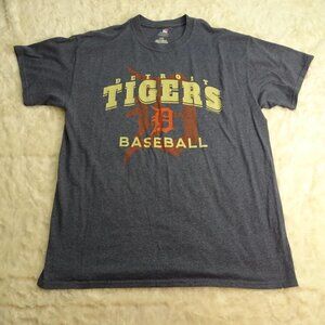 MLB Detroit Tigers Gray T-Shirt Size Large
